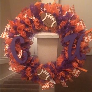 Clemson University Wreath